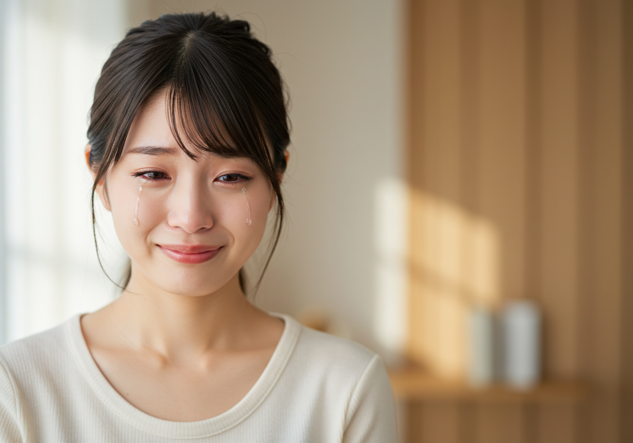 鑑定結果を読んで感動している利用者